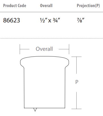 Emtek - Habitat Collection - Button Cabinet Knob