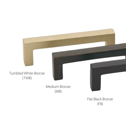 Emtek - Sandcast Bronze Collection - Rustic Modern Cabinet Pull