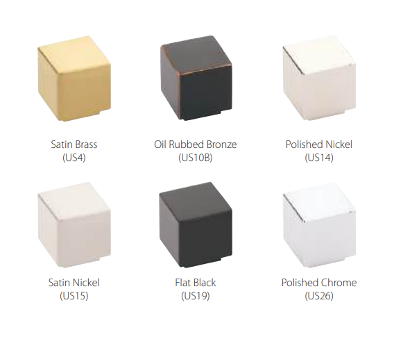 Emtek - Modern Rectangular Collection - Allerton Cabinet Knob