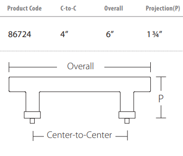 Emtek - Glass Collection - Modern Glass Bar Pull Cabinet Pull
