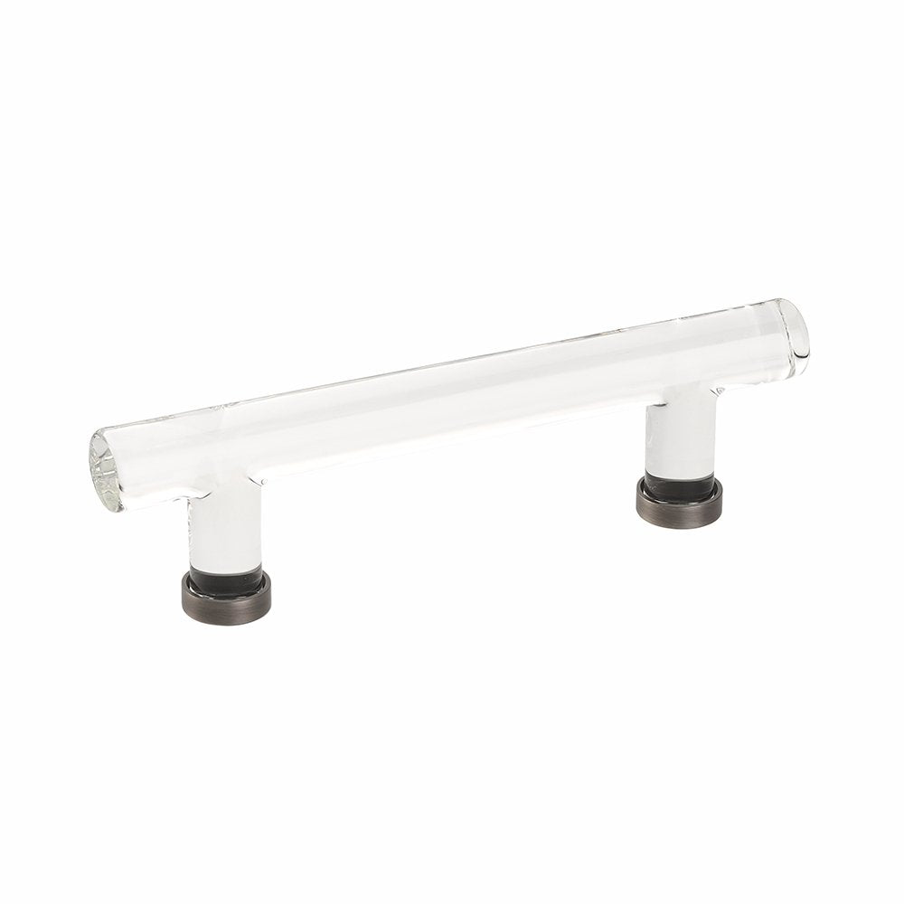 Emtek - Glass Collection - Modern Glass Bar Pull Cabinet Pull