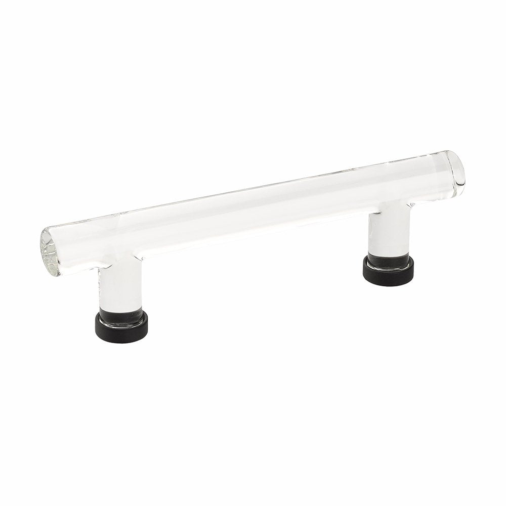 Emtek - Glass Collection - Modern Glass Bar Pull Cabinet Pull