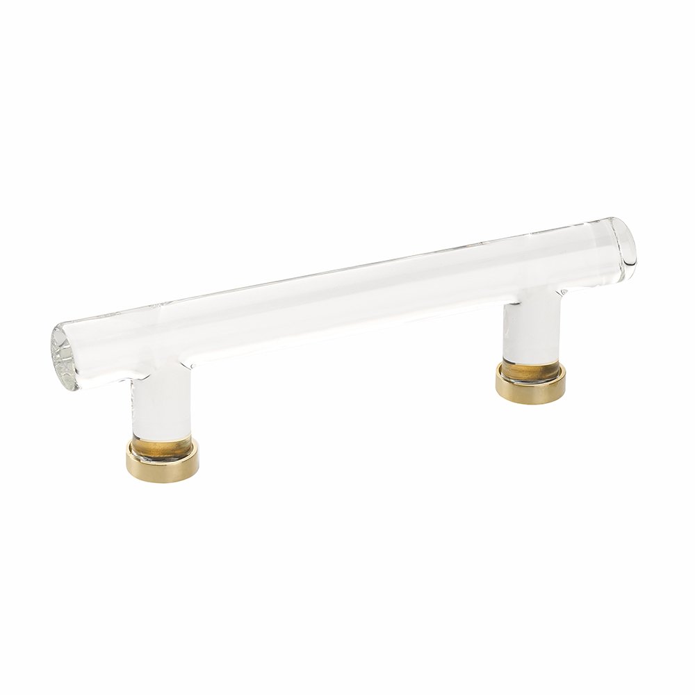 Emtek - Glass Collection - Modern Glass Bar Pull Cabinet Pull