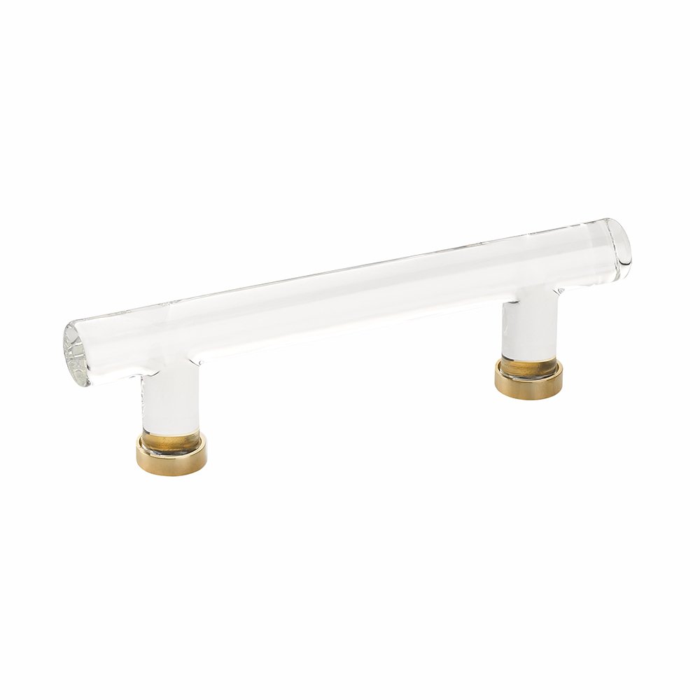 Emtek - Glass Collection - Modern Glass Bar Pull Cabinet Pull