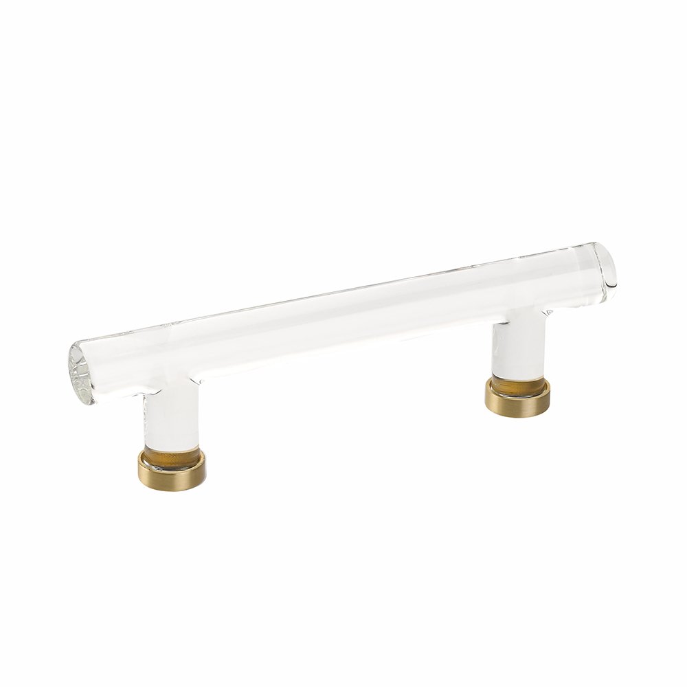 Emtek - Glass Collection - Modern Glass Bar Pull Cabinet Pull