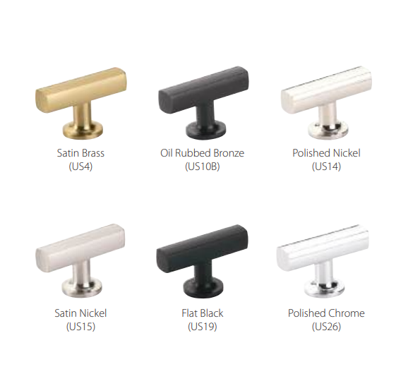 Emtek - Urban Modern Collection - Freestone T-Knob Cabinet Knob