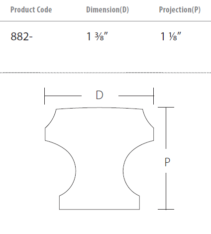Schaub and Company - Empire Collection - Square Cabinet Knob