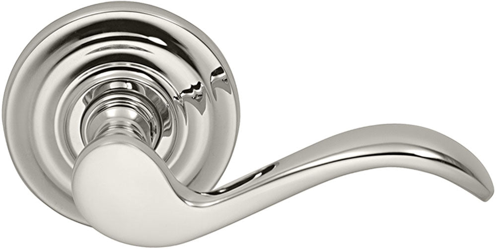 Omnia Style #895 Prodigy Solid Brass Door Lever