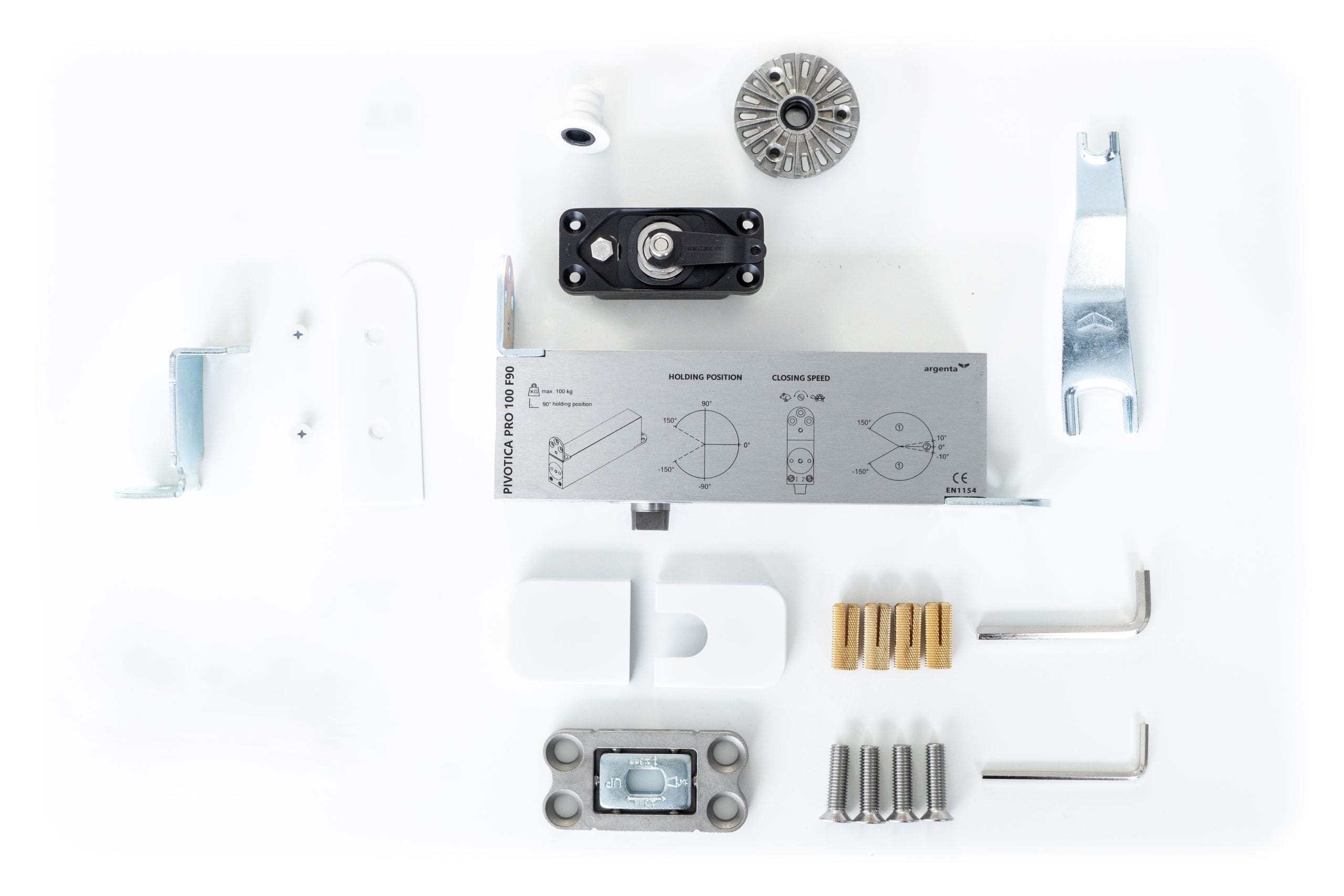 Arlu - Argenta Pivotica Pro - E 100 BI Pivot Hinge (Built In)