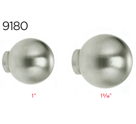 Omnia - Stainless Steel - 9180 Cabinet Knob