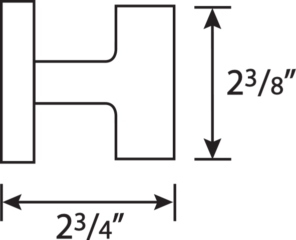 Omnia Style #935 Prodigy Solid Brass Knob