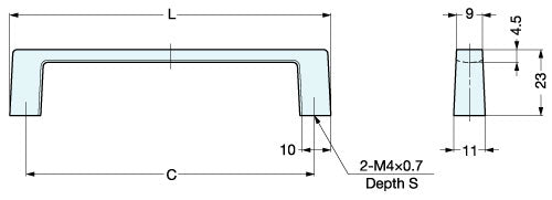 Sugatsune 936 Series Handle Pull