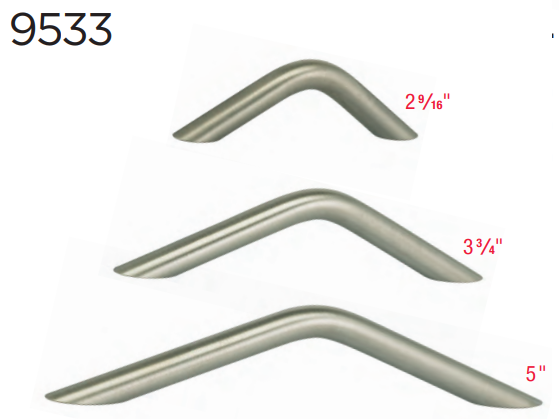 Omnia - Stainless Steel - 9533 Cabinet Pull