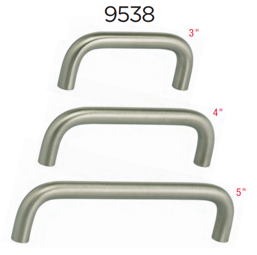 Omnia - Stainless Steel - 9538 Cabinet Pull