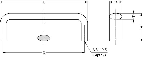 Sugatsune DS Stainless Steel Handle Pull