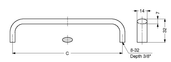 Sugatsune EK-S Stainless Steel Handle Pull