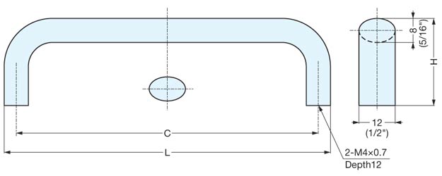 Sugatsune KK-H Aluminum Handle Pull