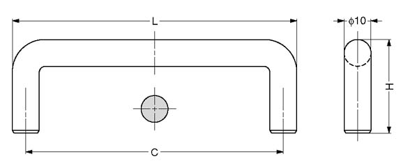 Sugatsune SWF Stainless Steel Wire Pull