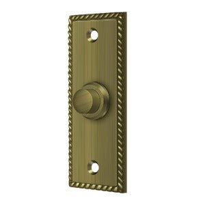 Deltana - Bell Buttons - Rectangular Rope Bell Button