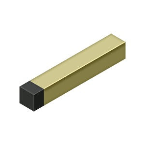 Deltana - Baseboard Stops - 4" Modern Square Baseboard Door Bumper