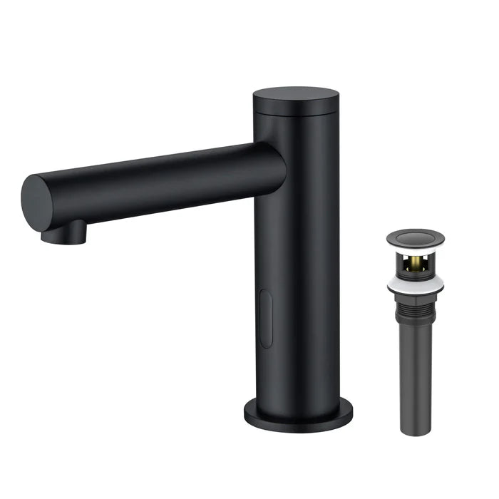 Casa Fixtures - Bathroom Faucet - Halo Touchless Bathroom Vanity Sink Faucet with Pop-Up Drain - Plug-In or Battery Powered (CBF-1029)