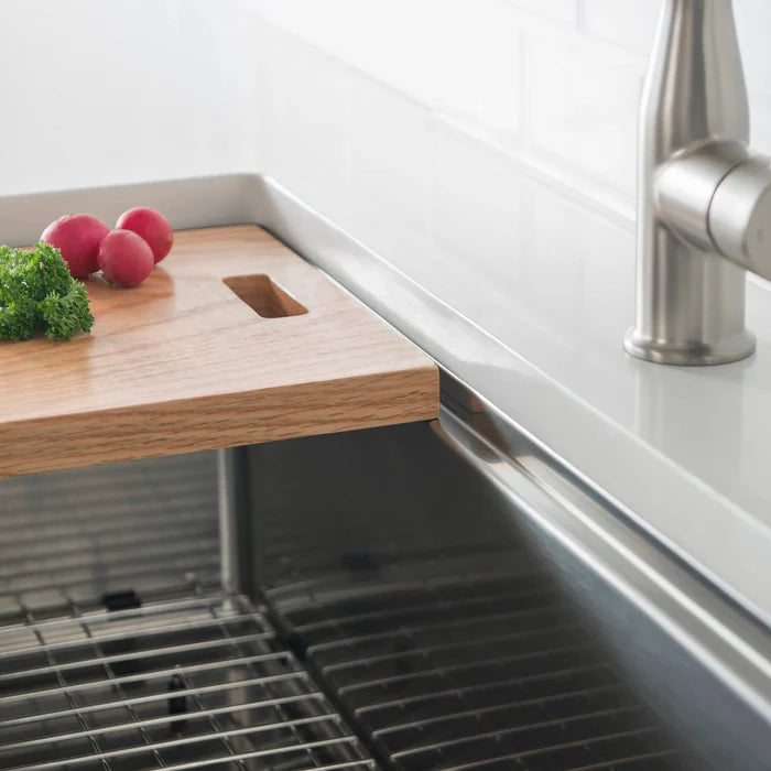 Casa Fixtures - Kitchen Sinks - 33" Undermount Single Bowl Stainless Steel Workstation Sink (C1-33ST)