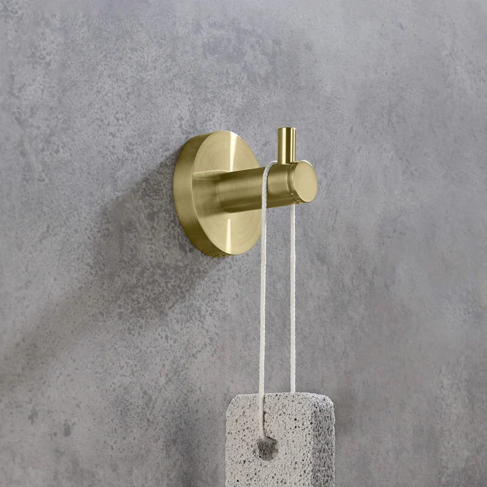 Casa Fixtures - Bathroom Accessories - Halo Bathroom Towel & Robe Hook (CBA-1401)