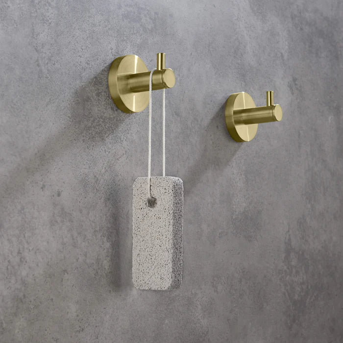 Casa Fixtures - Bathroom Accessories - Halo Bathroom Towel & Robe Hook (CBA-1401)