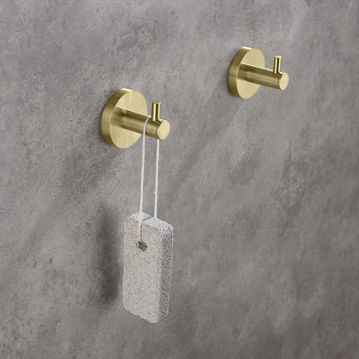 Casa Fixtures - Bathroom Accessories - Halo Bathroom Towel & Robe Hook (CBA-1401)