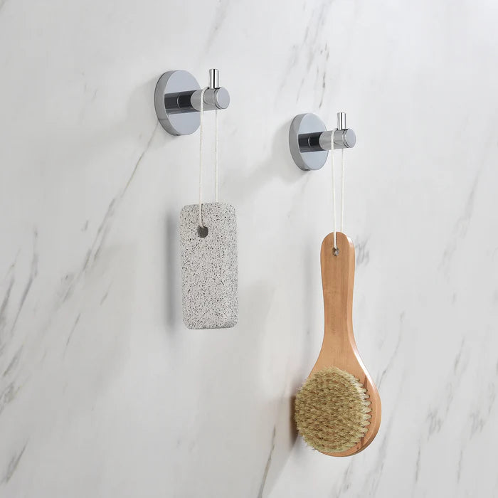 Casa Fixtures - Bathroom Accessories - Halo Bathroom Towel & Robe Hook (CBA-1401)