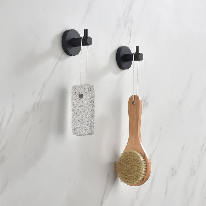 Casa Fixtures - Bathroom Accessories - Halo Bathroom Towel & Robe Hook (CBA-1401)