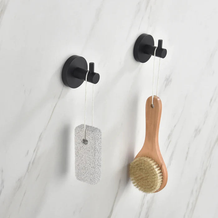 Casa Fixtures - Bathroom Accessories - Halo Bathroom Towel & Robe Hook (CBA-1401)
