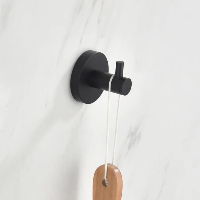 Casa Fixtures - Bathroom Accessories - Halo Bathroom Towel & Robe Hook (CBA-1401)
