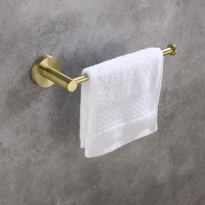 Casa Fixtures - Bathroom Accessories - Halo 10 inch Bathroom Towel Holder (CBA-1403)