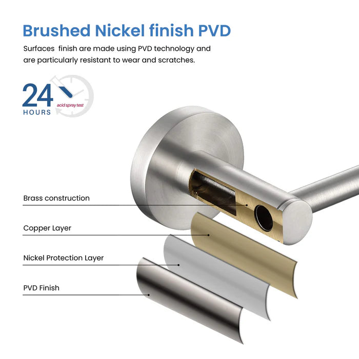 Casa Fixtures - Bathroom Accessories - Halo 24 inch Bathroom Towel Bar (CBA-1404)