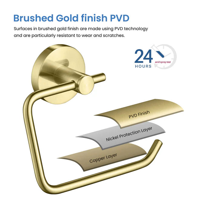 Casa Fixtures - Bathroom Accessories - Halo Toilet Paper Holder (CBA-1405)