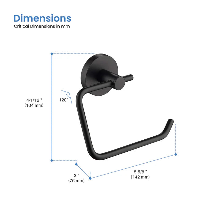 Casa Fixtures - Bathroom Accessories - Halo Toilet Paper Holder (CBA-1405)