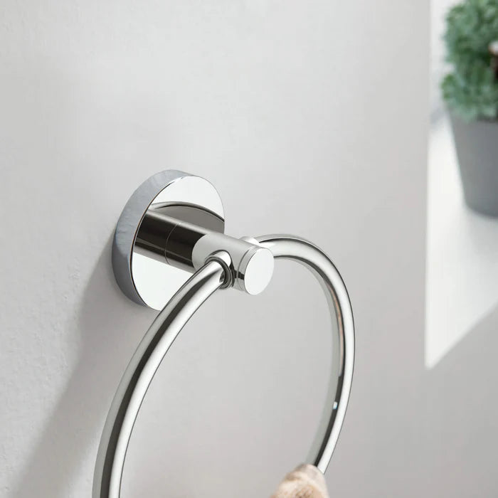 Casa Fixtures - Bathroom Accessories - Halo Bathroom Towel Ring (CBA-1406)