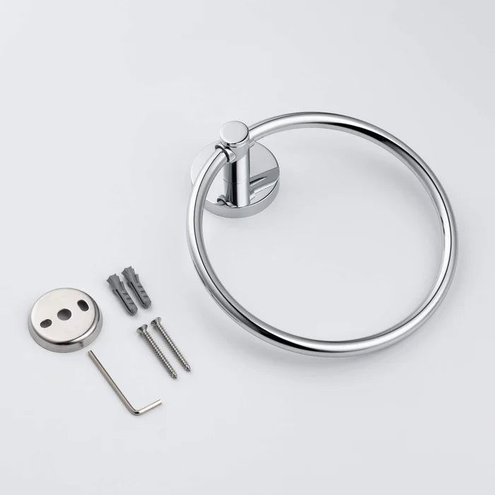 Casa Fixtures - Bathroom Accessories - Halo Bathroom Towel Ring (CBA-1406)