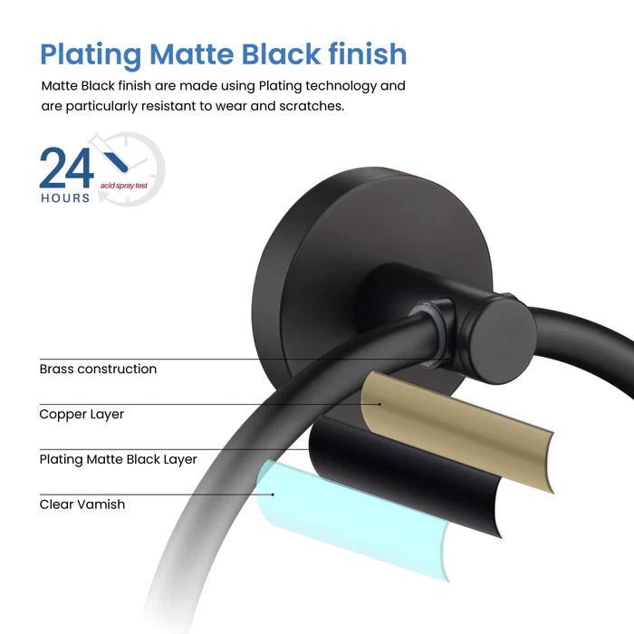 Casa Fixtures - Bathroom Accessories - Halo Bathroom Towel Ring (CBA-1406)