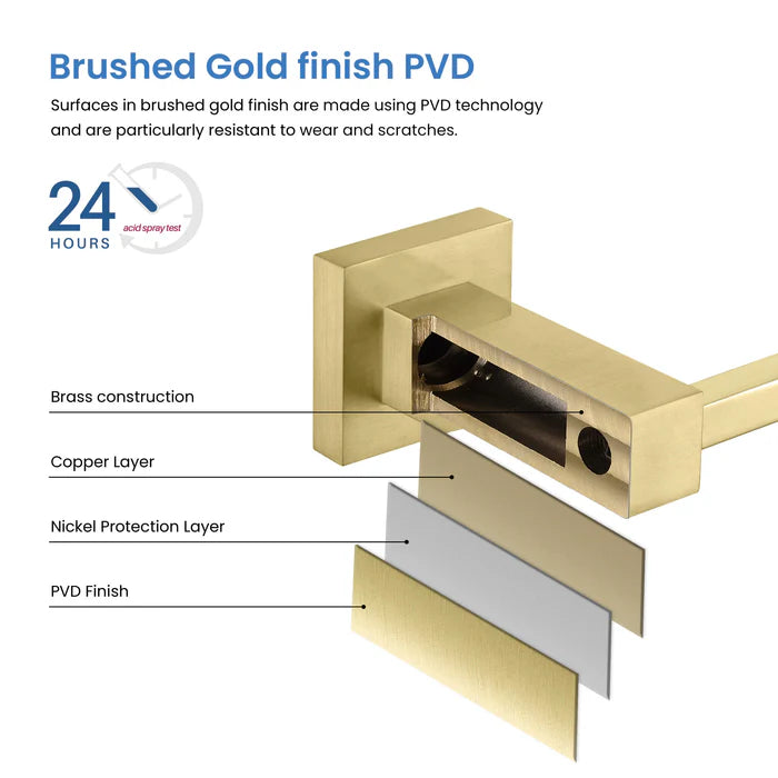 Casa Fixtures - Bathroom Accessories - Quadra Bathroom Toilet Paper Holder (CBA-1502)