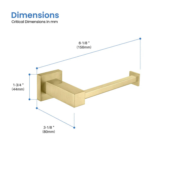 Casa Fixtures - Bathroom Accessories - Quadra Bathroom Toilet Paper Holder (CBA-1502)