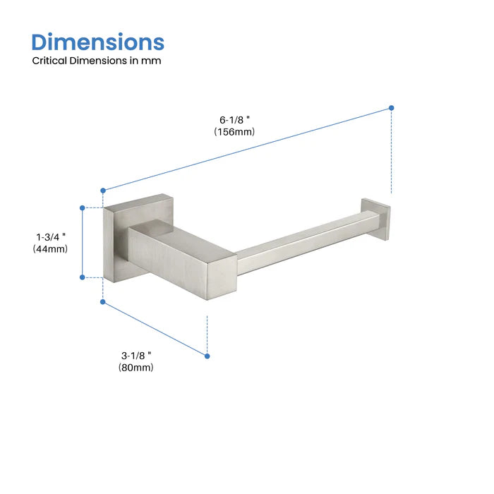 Casa Fixtures - Bathroom Accessories - Quadra Bathroom Toilet Paper Holder (CBA-1502)