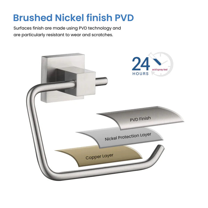 Casa Fixtures - Bathroom Accessories - Quadra Bathroom Toilet Paper Holder (CBA-1505)