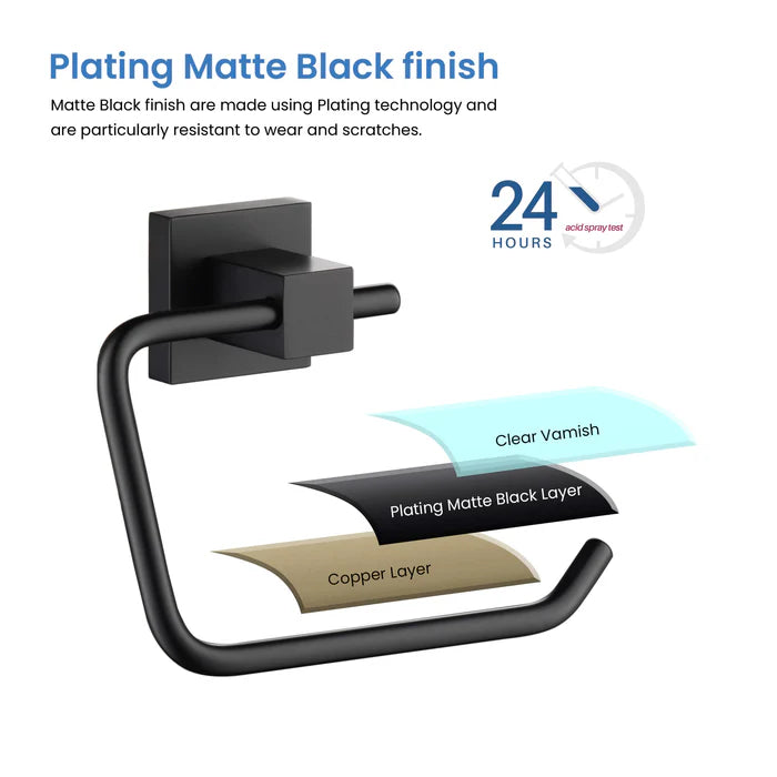 Casa Fixtures - Bathroom Accessories - Quadra Bathroom Toilet Paper Holder (CBA-1505)