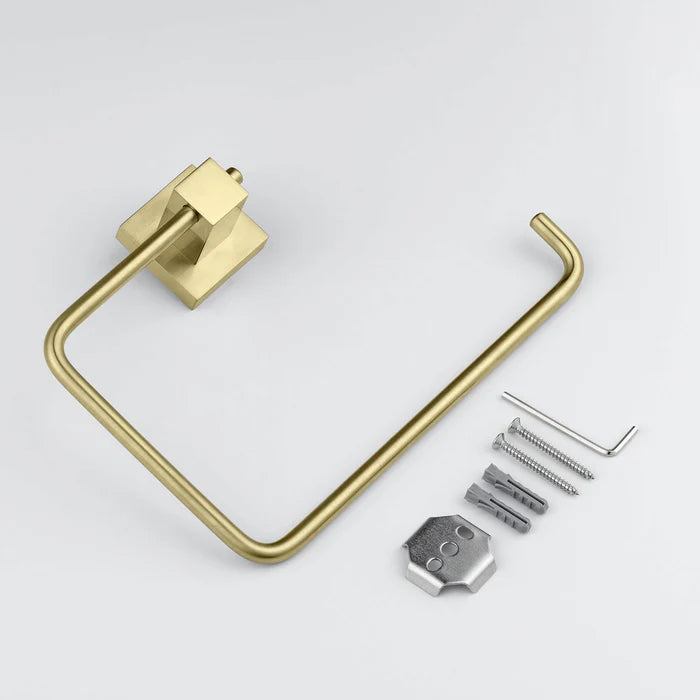 Casa Fixtures - Bathroom Accessories - Quadra Bathroom Towel Ring (CBA-1506)