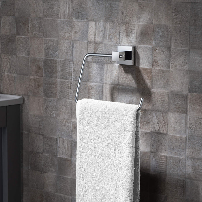 Casa Fixtures - Bathroom Accessories - Quadra Bathroom Towel Ring (CBA-1506)
