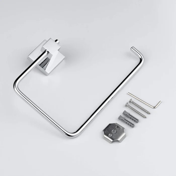 Casa Fixtures - Bathroom Accessories - Quadra Bathroom Towel Ring (CBA-1506)