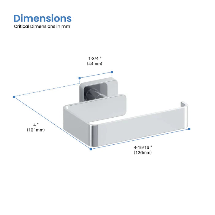 Casa Fixtures - Bathroom Accessories - Fusion Bathroom Toilet Paper Holder (CBA-1602)