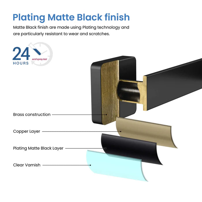 Casa Fixtures - Bathroom Accessories - Fusion 10 inch Bathroom Towel Bar (CBA-1603)